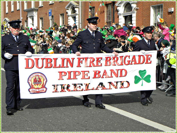 St. Patrick's Day is celebrated in Ireland and other parts of the UK with parades, parties, and general revelry.