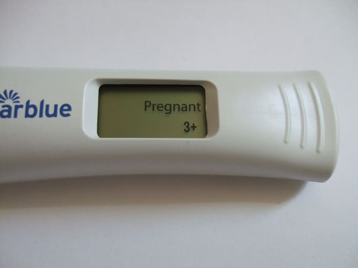 You may need to take a pregnancy test to your doctor to convince them you are pregnant if you are over 45!