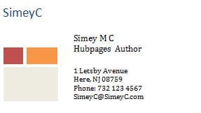 The business card Word template allowed me to input my general details and then it pre-filled a page full of business cards ready for formatting.