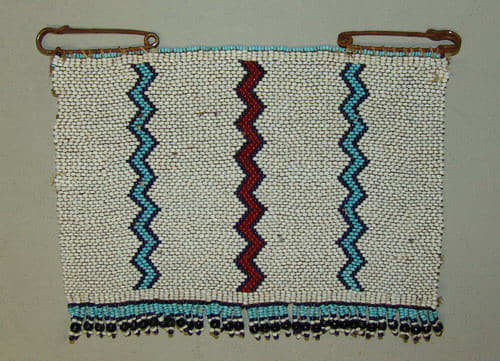 Xhosa . This is called "Ithumbu" Xhosa Bead Blanket Pin or Cloak Pin- This beaded pin is referred to as a "Love Letter", is large and is considered a bead panel