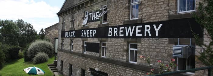 The Black Sheep Brewery a little further away from the town centre with its own 'corner pub'