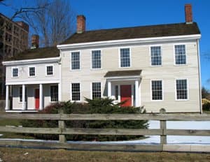 Historic Dunham Tavern, one of the oldest Western Reserve structures in Cleveland