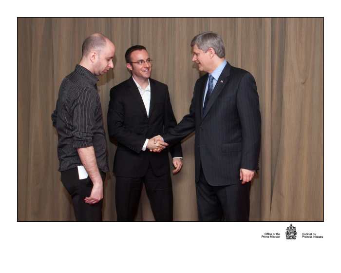 Meeting the Prime Minister of Canada