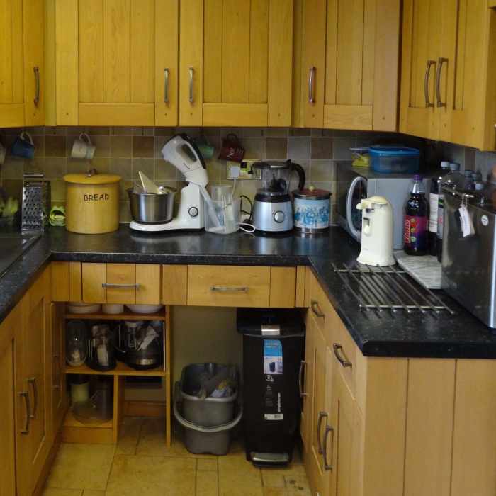 How To Make Space Saving Shelving Under an Open Kitchen Worktop HubPages