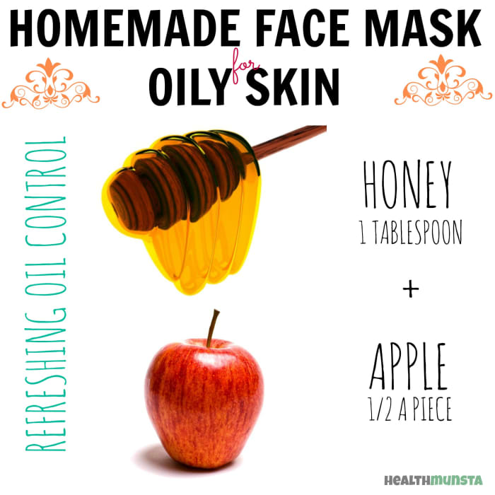 This is such a sweet and simple mask (literally!). Mix honey and apple together to form an awesome balancing face mask for oily skin.