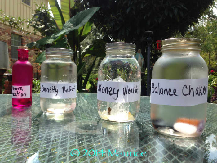 Charged Crystal Water for Chakra Balance, Money and Wealth, Love and Generosity, Will Power and Protection