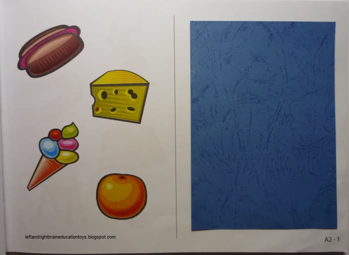 An example of a "right-brain" activity sheet. An explanation can found at the blog site listed with this image.