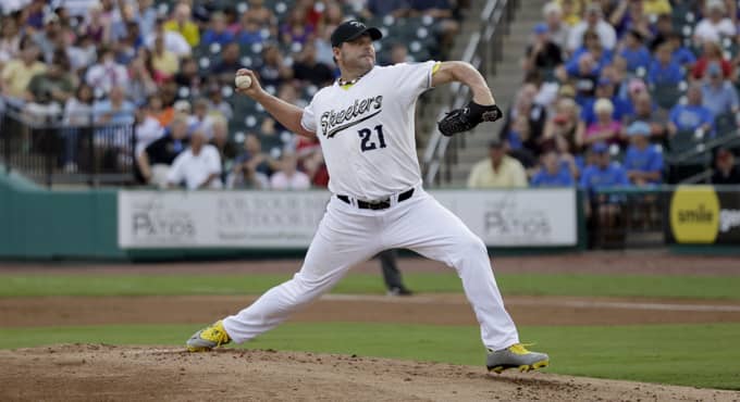 Roger Clemens loved baseball so much that when he retired, he had to find someone to pitch for. He just kept playing, giving youngsters a chance to bat against the greatest there ever was.