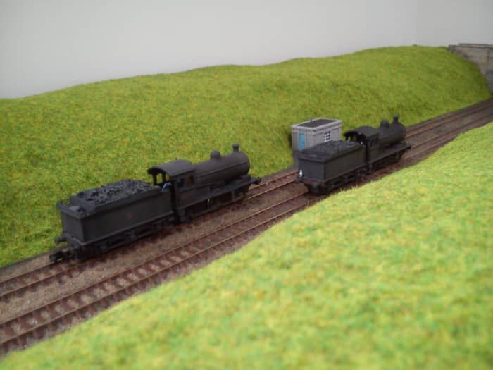 Roy Marshall, NELPG Company Secretary is also a keen modeller in 2mm/N Gauge. He sent me this image of two of his Union Mills Class J27 conversions to J26 (65747 and 65748 were allocated to West Hartlepool - 51C) .