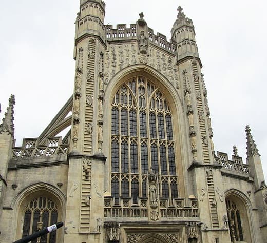 The front of Bath Abbey