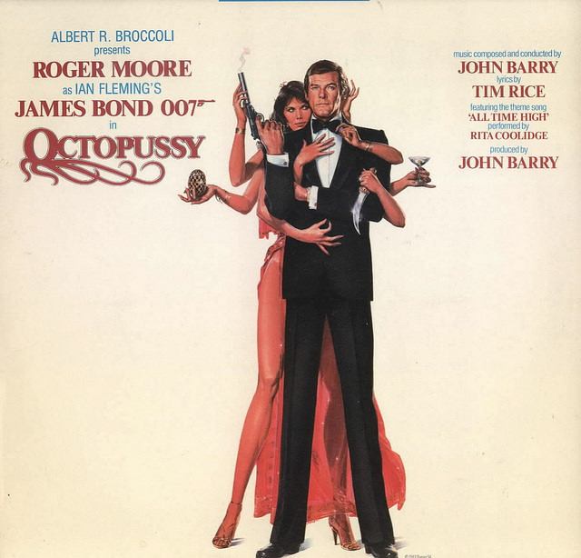 Ian Flemings' James Bond 007 "Octopussy" A&M Records SP 04967 12" LP Vinyl Record Roger Moore - John Barry Soundtrack