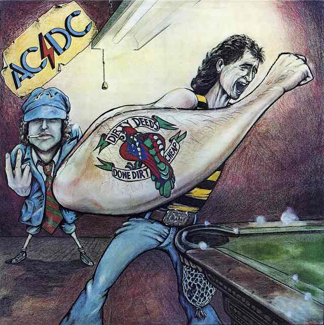 AC-DC "Dirty Deeds Done Dirt Cheap" Australia Albert Productions, APLP-020 12" Vinyl Record (1977) Australian Pressing