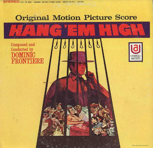 Clint Eastwood "Hang 'Em High" United Artists Records UAS 5179 12" Vinyl Record US Pressing (1968) Clint Eastwood