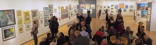 Annual exhibition of The Pastel Society at the Mall Galleries in London. I go every year!