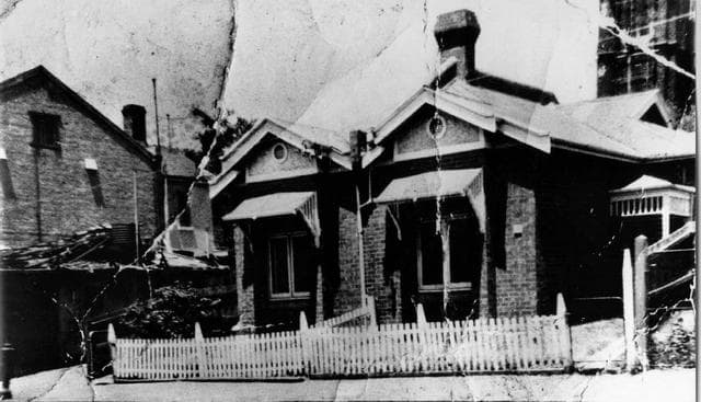 18 Darlington Parade - where Squizzy Taylor allegedly lived from about 1925 until his death in 1927. No corroboration is available. Photo picturevictoria.vic.gov.au.