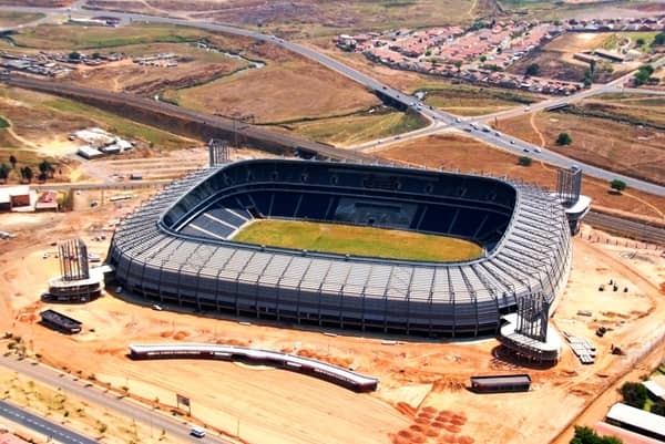 Newly rebuilt Orlando East Stadium, in one of Soweto's Oldest Township known as Orlando East, near the City of Johannesburg