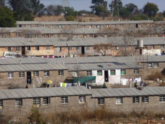 Known Hostels, built for migrant workers and built throughout Soweto. Only men were allowed in these premises