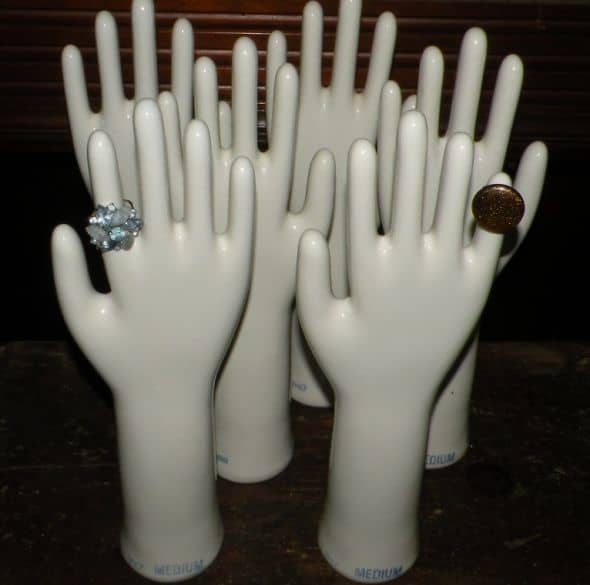 This is a small portion of glove molds made in Trenton, NJ back when General Porcelain was still in production.