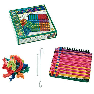 A gift that takes you back...remember this potholder loom from your youth? Maybe your daughter will too!