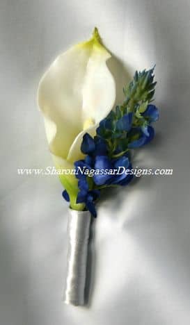 these best man and father's boutonnieres are 9.90 each at Sharon Nagassar designs photo credit: sharonnagassardesigns.com