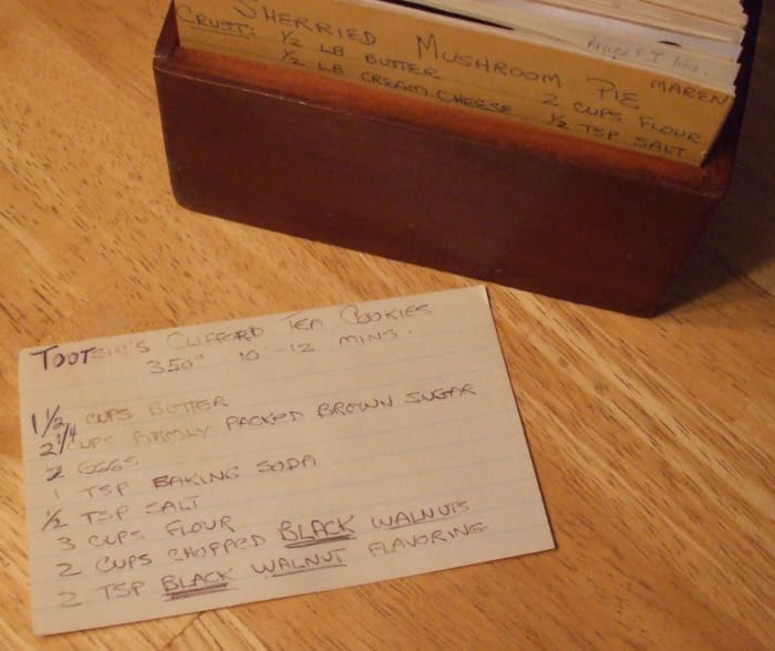 The original recipe was handed down to me by my mother. (Quantities are doubled; the Morgans are a big family.)