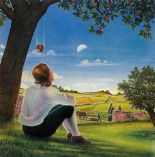 Isaac Newton was resting under a tree when an apple fell on his head. This led hime to discover the law of gravity.