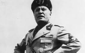 Italian fascist dictator Benito Mussolini, socialist agitator favoring left wing statism. Mussolini was a favorite of the American left including most of FDR's brain trust!