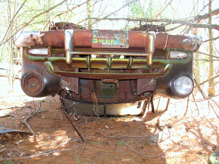 Doesn't this look as though someone gingerly laid it on its roof and tip-toed away?