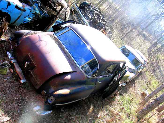 Do you get the impression here that the cars were pulled in over a period of years, one by one, as they broke down for the last time?