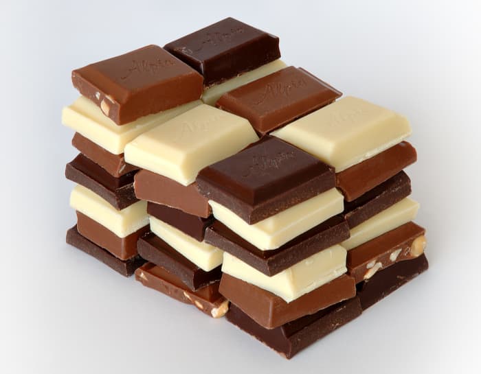 different types ofchocolates
