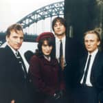 Chris Ecclestone, Gina McKee, Mark Strong and Daniel Craig. In the background, the iconic Tyne Bridge.