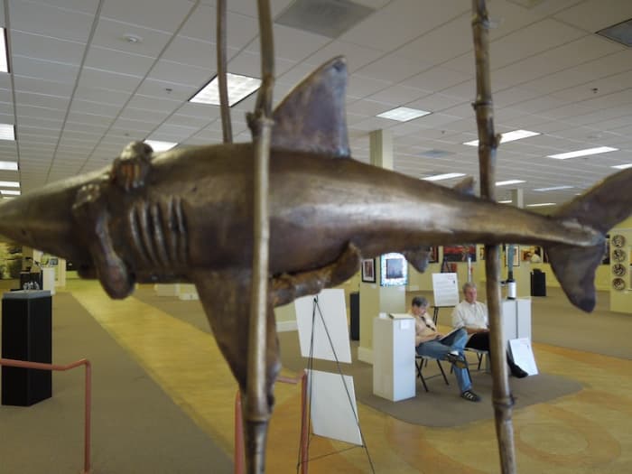 Blue Ribbon from juror Sylvia White for "Untitled" by Dennis Kehoe: Do you see the man's arms?