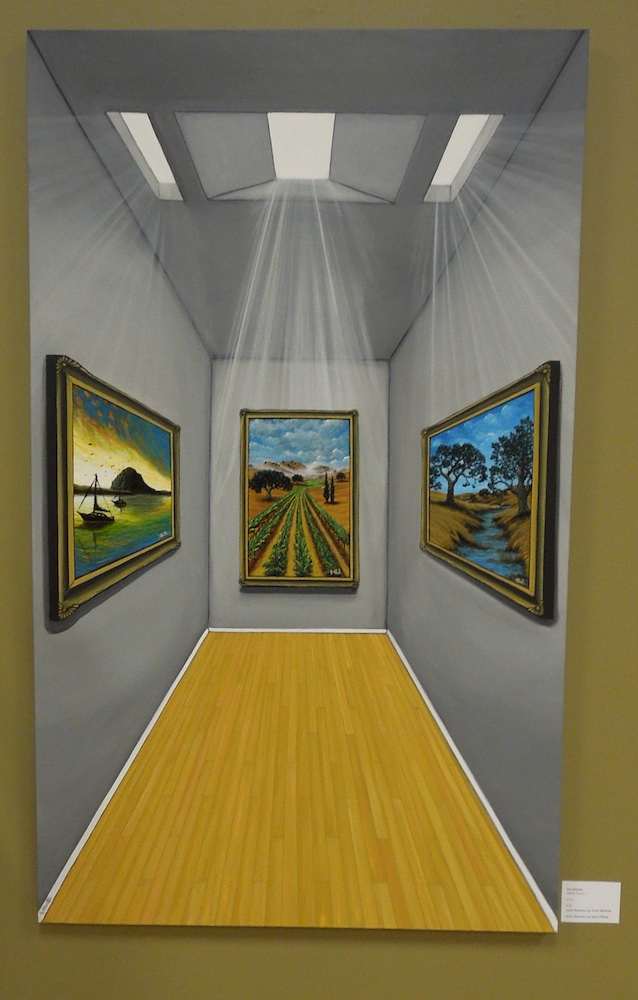 "Gallery Room I" by Jim Alberter, picked by both jurors, acrylic
