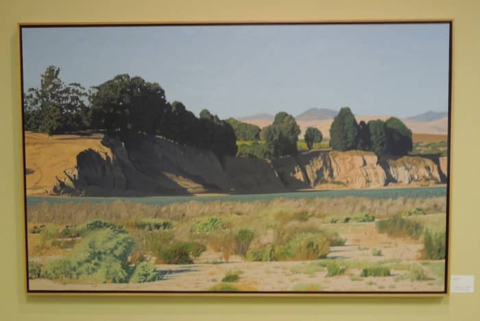"Bull Canyon" by Bruce Everett, picked by both jurors, oil on canvas