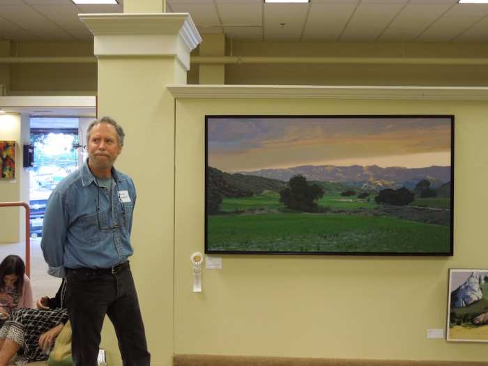 White Ribbon from juror Chris Winfield, "End of Storm" by Bruce Everett