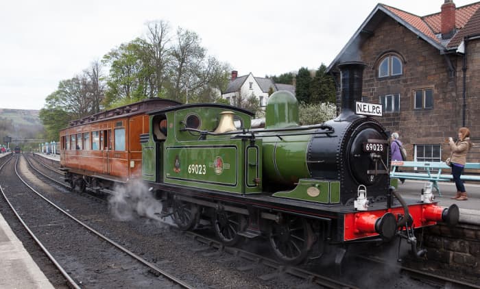 Originally designed by Wilson Worsdell as Class E1 in 1885 two further batches were built, one by the LNER and the last by British Railways in 1951 - a robust little loco intended as a pilot and yard shunter. Newcastle pilot 69023 is owned by NELPG