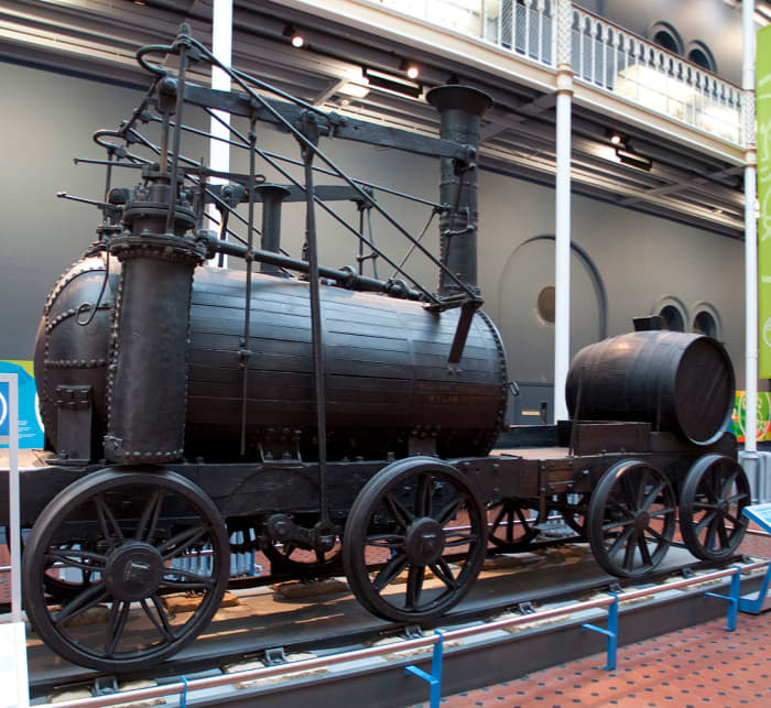 'Wylam Dilly', (pron. 'Willam') one of Timothy Hackworth's early locomotives built under contract