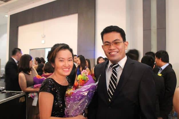 Dennis Magallanes, CPA in a social event hosted by the Sycip, Gorres, and Velayo Audit Group in Manila.