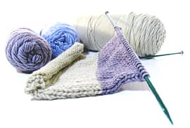 Knitting is a craft from long ago.