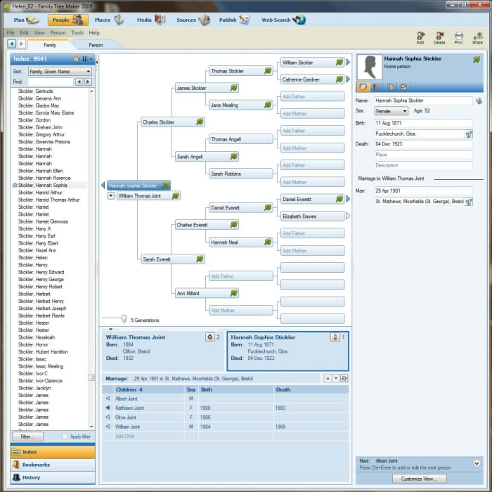 best family tree software free download 2019