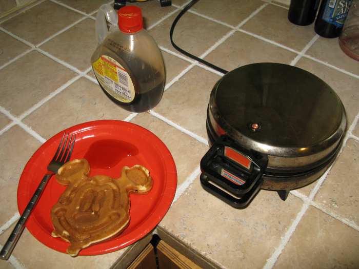 Disney Waffle Maker Review of the Disney Classic Mickey Waffle Maker