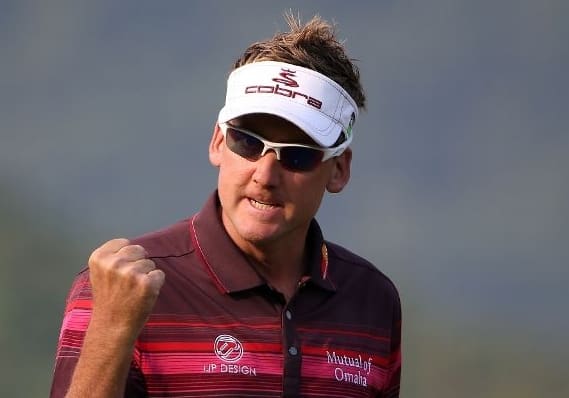Ian Poulter at the Mission Hills Resort on November in Shenzhen, China