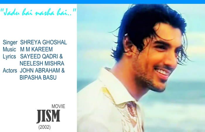 John Abraham, along with Bipasha Basu, featured in the song, "Jaadu hai nasha hai.." for the movie 'JISM' (2002)