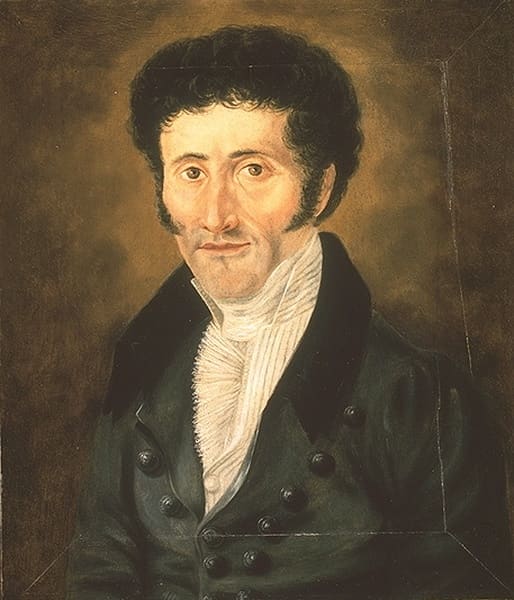 Photo of famed German author, Ernst Theodor Wilhelm Hoffmann. He wrote the 1816 short story Der Sandmann which was featured in his 1817 book Die Nachtstücke (The Night Pieces).