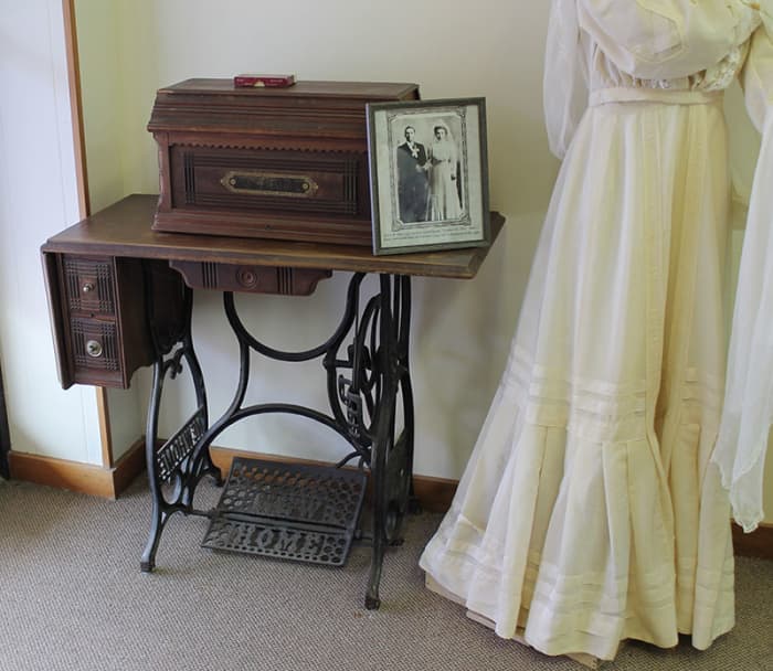 Treadle sewing machines were one of the main furnishings in most households in the 1800s to mid 1900s