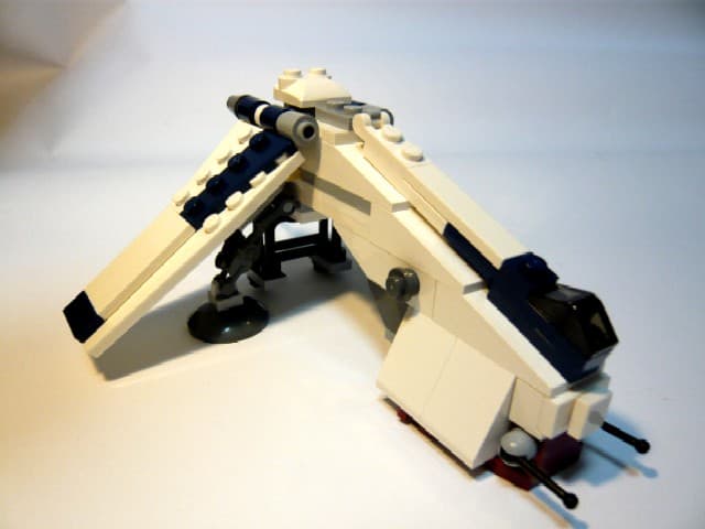 SDCC 2009 LEGO Star Wars Republic Dropship & AT-TE comcon10 Dropship Assembled