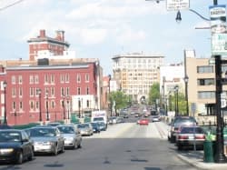 Once lively with flourishing businesses, Binghamton's Main Street illustrates a cliché: you could fire a cannon down it and not hit anything.