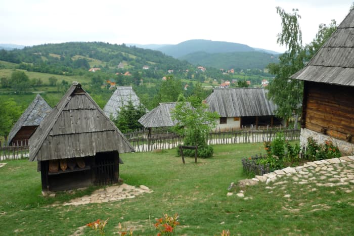 Old village in Sirogojno