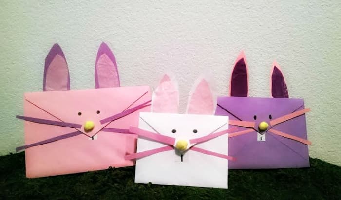 Make these bunny envelopes using old envelopes from birthday and anniversary cards. Inspired by twigglemagazine.com