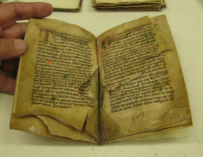 Original manuscript of The Law of Wales written by Hywel Dda around 940 AD.